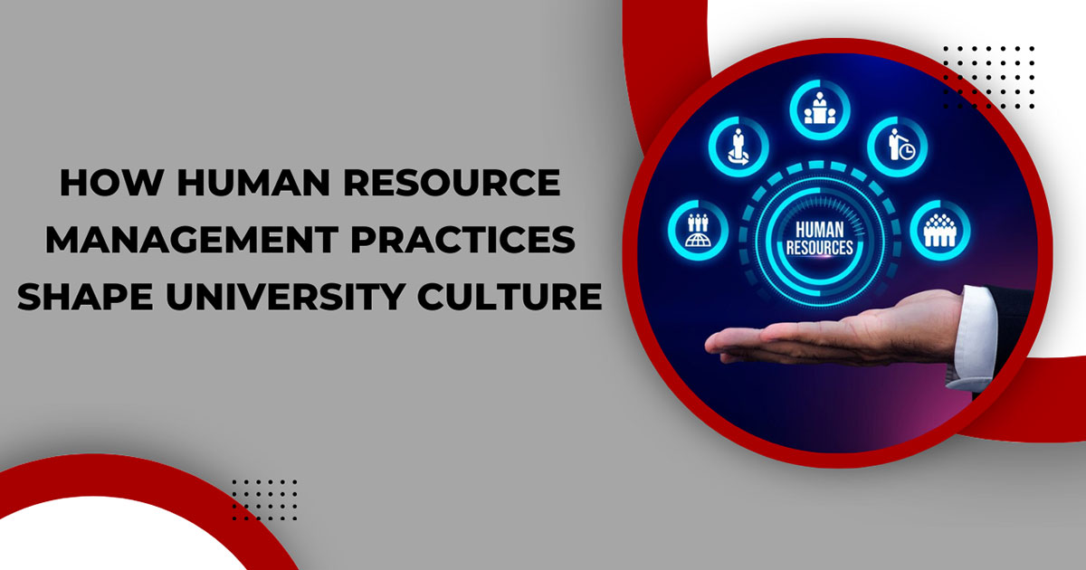 How Human Resource Management Practices Shape University Culture