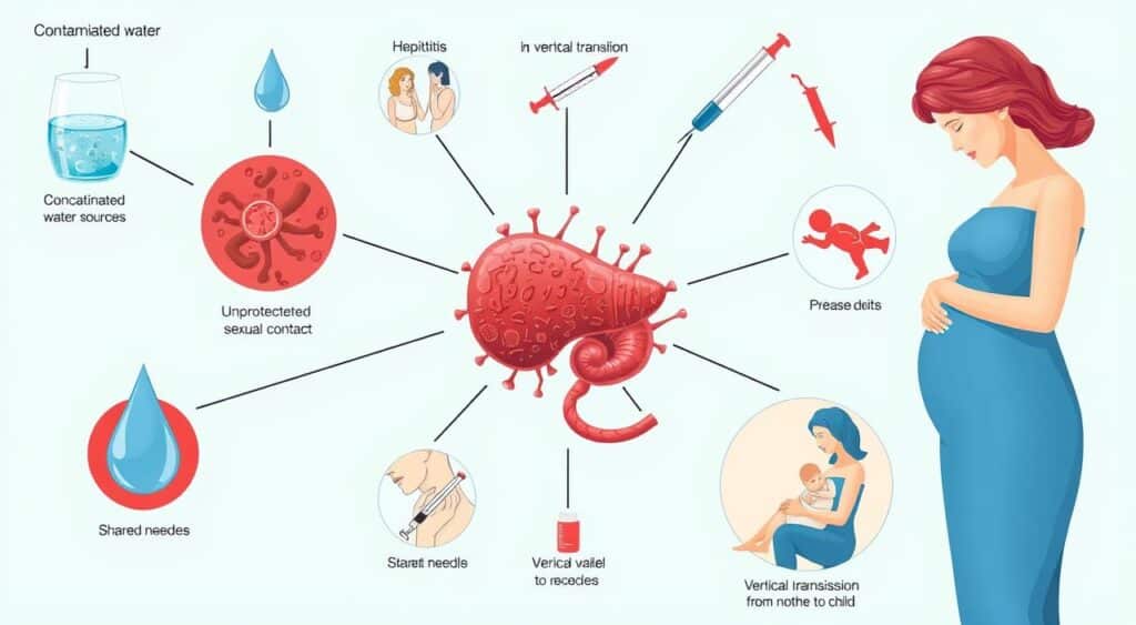 hepatitis transmission routes