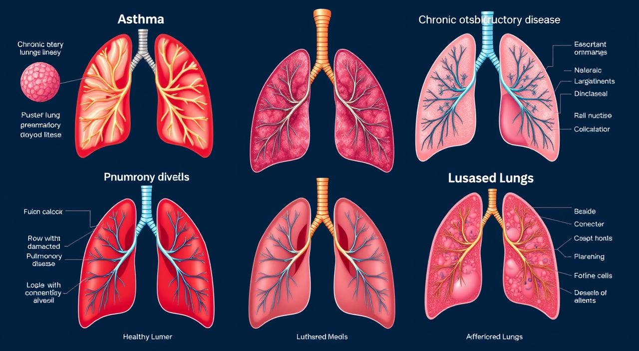 types of lung diseases